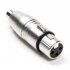 Nedis XLR (v) naar tulp (v) adapter - Nedis (Mono, 3-pin) CAGP15933ME N050307004 Nedis XLR (v) naar tulp (v) adapter - Nedis (Mono, 3-pin) CAGP15933ME N050307004
