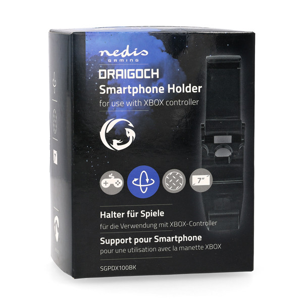Nedis Xbox controller telefoonhouder | Nedis (Universeel, Verstelbaar, Zwart) SGPDX100BK K071000050 - 4