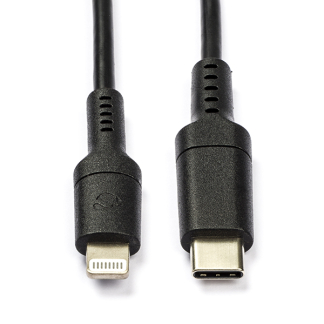 Nedis iPad oplaadkabel | Lightning ↔ USB C | 1 meter (Zwart) CCGW39650BK10 B010214038