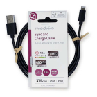 Nedis iPhone oplaadkabel | USB A ↔ Lightning | 2 meter (USB 2.0, Zwart) CCGB39300BK20 CCGL39300BK20 CCGP39300BK20 O010901141 - 3