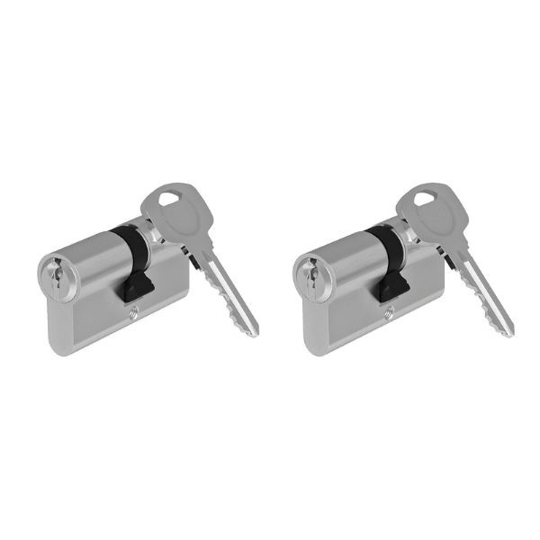 Nemef Cilinder | Nemef | 30/30 mm | 2 stuks (Dubbel, Gelijksluitend, 6 sleutels) P001501268-260-002 K010809847 - 1