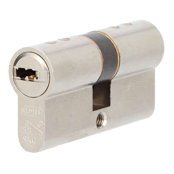 Nemef Cilinder | Nemef NF4 | 30/30 mm | 2 stuks (Dubbel, Gelijksluitend, Kerntrekbeveiliging, SKG***, 6 sleutels) 9014209293 K010808546 - 2