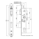 Nemef Cilinderslot | Nemef | 92 mm (Smal, RVS) 9960107001 K010808893 - 2