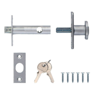 Nemef Insteekgrendel | Nemef | 50 mm (Voor deuren, Sleutel, Aluminium) 9260204530 K010809855 - 3