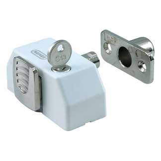 Nemef Oplegslot raam | Nemef | 2 stuks (SKG*, PKVW, Buiten draaiend, Wit) 9256601033 K010809904 - 1