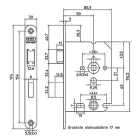 Nemef Wc-slot | Nemef | 63/8 mm (RVS) 9126417533 K010808870 - 3