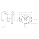 Nemef Wc-sluiting | Nemef (Aluminium) 9266104030 K010809856 - 2