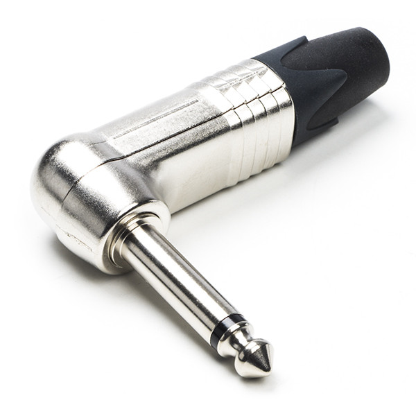 Neutrik 6.35 mm jack plug | M | Neutrik (Mono, Metaal, Haaks) NP2RX K060201212 - 1