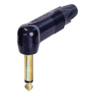 Neutrik 6.35 mm jack plug | Neutrik (Mono, Metaal, Verguld, Haaks, Mannelijk) NP2RX-B K060201258 - 2
