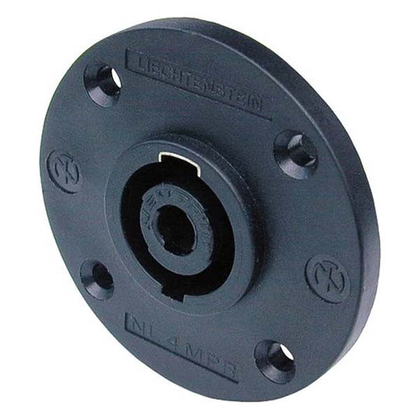 Neutrik Speakon chassis | M | Neutrik NL4MPR (4-pin, Mannelijk, Sluitsysteem, Rond) NL4MPR K060203102 - 2