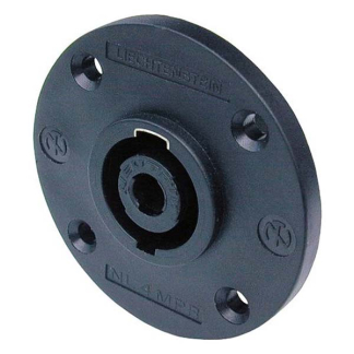 Neutrik Speakon chassis | Neutrik NL4MPR (4-pin, Mannelijk, Sluitsysteem, Rond) NL4MPR K060203102 - 2