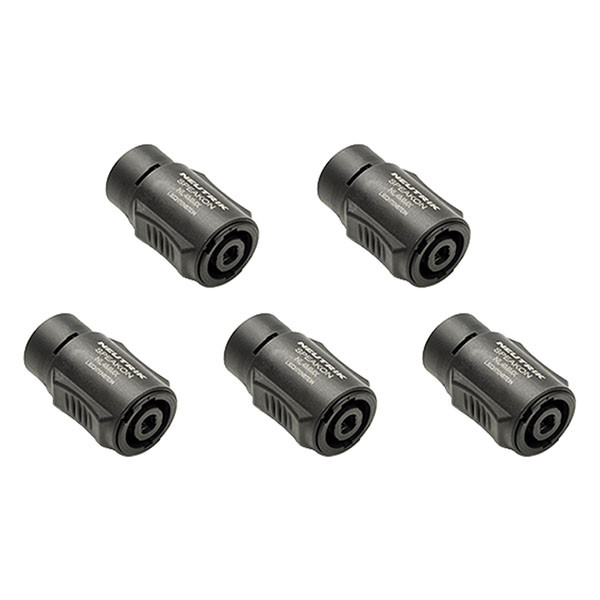 Neutrik Speakon connector | M | Neutrik NL4MMX | 5 stuks (4-pin, Trekontlasting) NL4MMX V060203103 - 1