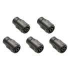 Neutrik Speakon connector | M | Neutrik NL4MMX | 5 stuks (4-pin, Trekontlasting) NL4MMX V060203103 - 1