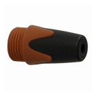 Neutrik Stekker beschermer voor 6.35 mm jack | Neutrik | BPX (Trekontlasting, Bruin) BPX-1-BROWN K010411107 - 1