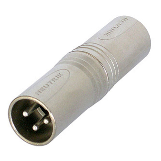 Neutrik XLR adapter | M → M | Neutrik | NA3M5M (Mono, 3-pin naar 5-pin) NA3M5M K010411259