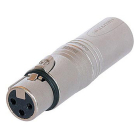 Neutrik XLR adapter | M ↔ V | Neutrik | NA3FM (Mono, 3-pin) NA3FM K010411257 - 1