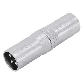 Neutrik XLR adapter - Neutrik (Stereo, 3-pin, Mannelijk) NA3MM K050307022 - 3