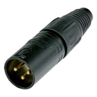Neutrik XLR connector | M | Neutrik | 3-pin (Metaal, Trekontlasting, Verguld) NC3MXB K060202020 - 2
