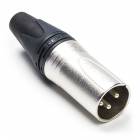 XLR connector | Neutrik | 3-pin (Metaal, Mannelijk, Trekontlasting)