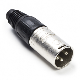 Neutrik XLR connector | Neutrik | 3-pin (Metaal, Mannelijk, Trekontlasting) NC3MX NTR-NC3MX K060202019 - 1