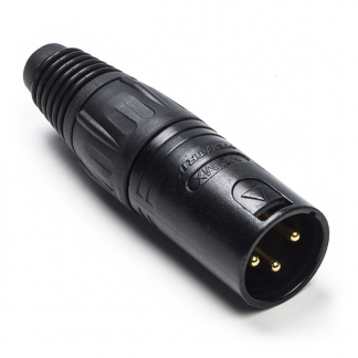 Neutrik XLR connector | Neutrik | 3-pin (Metaal, Mannelijk, Trekontlasting, Verguld) NC3MXB K060202020 - 