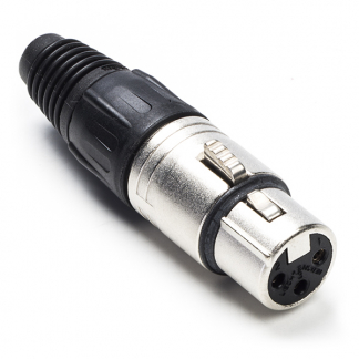 Neutrik XLR connector | Neutrik | 3-pin (Metaal, Vrouwelijk, Trekontlasting) NC3FX K060202016 - 1