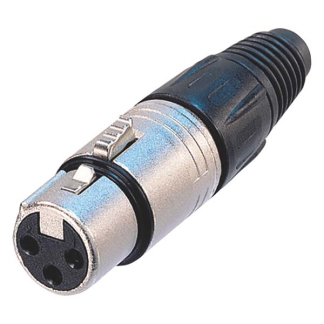 Neutrik XLR connector | Neutrik | 3-pin (Metaal, Vrouwelijk, Trekontlasting) NC3FX K060202016 - 2