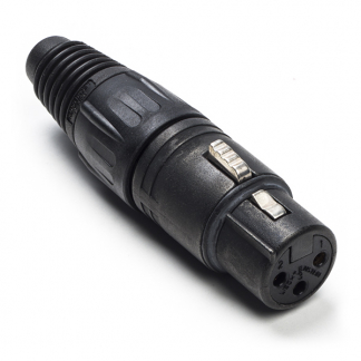 Neutrik XLR connector | Neutrik | 3-pin (Metaal, Vrouwelijk, Trekontlasting, Verguld) NC3FXB K060202017 - 1