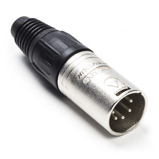 Neutrik XLR connector | Neutrik | 5-pin (Metaal, Mannelijk, Trekontlasting) NC5MX K060202211 - 