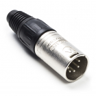 XLR connector | Neutrik | 5-pin (Metaal, Mannelijk, Trekontlasting)