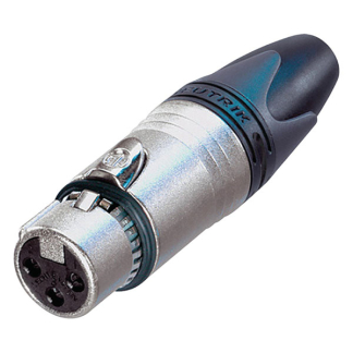 Neutrik XLR connector | V | Neutrik | 3-pin (Metaal, Trekontlasting, Verguld) NC3FXX-EMC K060202032 - 2