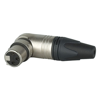 Neutrik XLR connector | V | Neutrik | 3-pin (Metaal, Trekontlasting, Zilver) NC3FRX K060202029 - 2