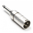 XLR (m) naar 6.35 mm jack (m) adapter - Neutrik (Mono, 3-pin)