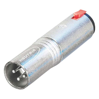 Neutrik XLR (m) naar 6.35 mm jack (v) adapter | Neutrik (Stereo, 3-pin) NA3MJ K050307021 - 3