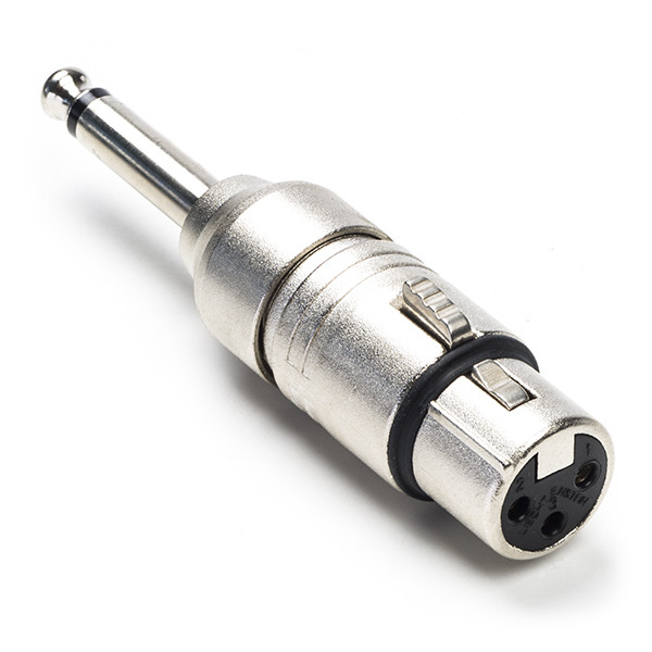 Neutrik XLR naar 6.35 mm jack adapter | V ↔ M | Neutrik (Mono, 3-pin) NA2FP K050307013 - 1