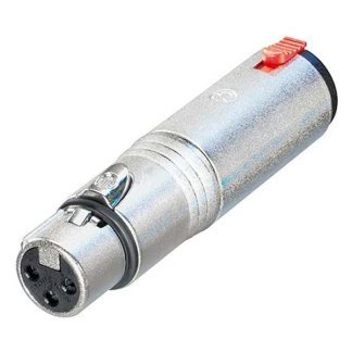 Neutrik XLR naar 6.35 mm jack adapter | V ↔ V | Neutrik (Stereo, 3-pin) NA3FJ K050307019 - 2