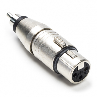 Neutrik XLR naar tulp adapter | V ↔ M | Neutrik (Mono, 3-pin) NA2FPMM K050307027