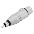 Neutrik XLR naar tulp adapter | V ↔ M | Neutrik (Mono, 3-pin) NA2FPMM K050307027 - 4
