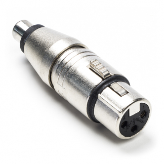 Neutrik XLR naar tulp adapter | V ↔ V | Neutrik (Mono, 3-pin) NA2FPMF K050307014