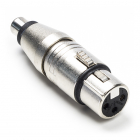 XLR naar tulp adapter | V ↔ V | Neutrik (Mono, 3-pin)
