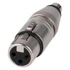 Neutrik XLR naar tulp adapter | V ↔ V | Neutrik (Mono, 3-pin) NA2FPMF K050307014 - 2