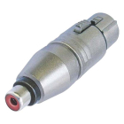 Neutrik XLR naar tulp adapter | V ↔ V | Neutrik (Mono, 3-pin) NA2FPMF K050307014 - 3