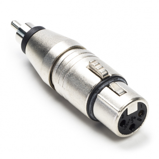 Neutrik XLR (v) naar tulp (m) adapter | Neutrik (Mono, 3-pin) NA2FPMM K050307027 - 