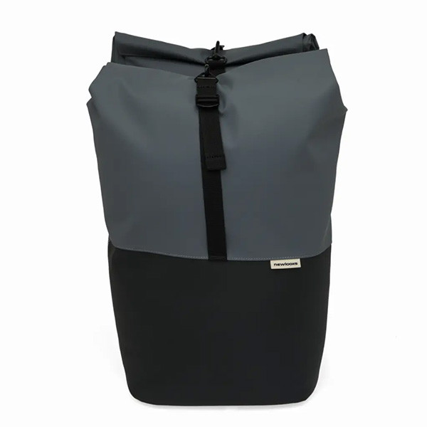 Newlooxs Fietstas dubbel | New Looxs | Nyborg | 34 liter (Donkergrijs/zwart) RT1765 K170404747 - 2