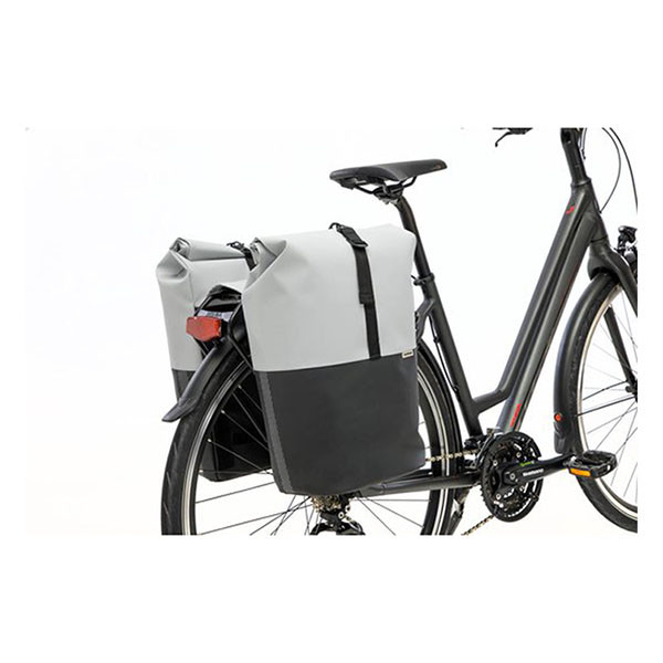 Newlooxs Fietstas dubbel | New Looxs | Nyborg | 34 liter (Lichtgrijs/zwart) RT1767 K170404746 - 4
