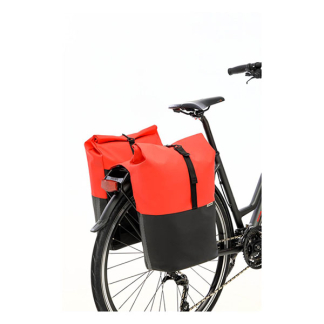 Newlooxs Fietstas dubbel | New Looxs | Nyborg | 34 liter (Rood/zwart) RT1766 K170404748 - 4