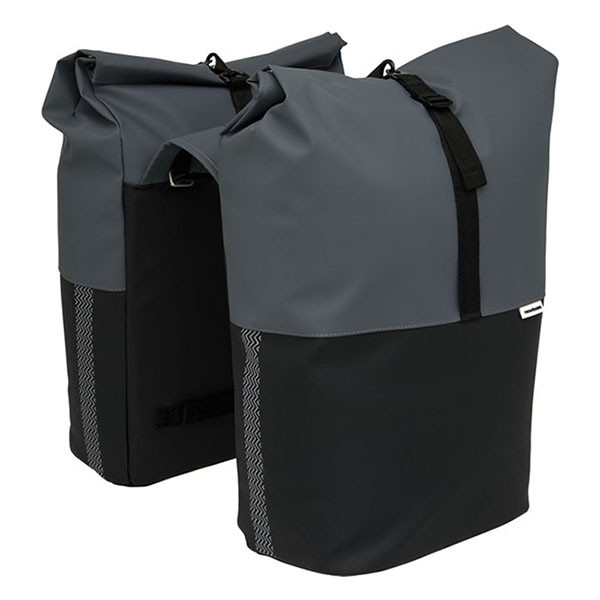Newlooxs Fietstas dubbel | New Looxs | Nyborg | 34 liter (Rood/zwart) RT1766 K170404748 - 8