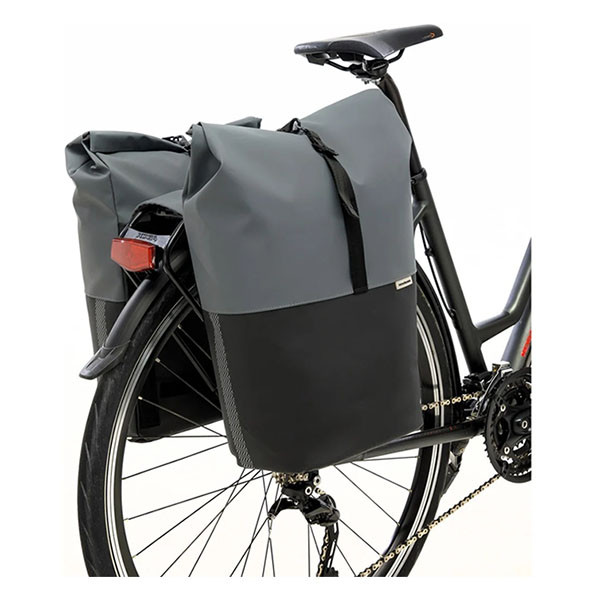 Newlooxs Fietstas dubbel | New Looxs | Nyborg | 34 liter (Rood/zwart) RT1766 K170404748 - 9