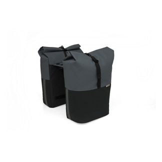 Newlooxs Fietstas dubbel | New Looxs | Nyborg MIK | 34 liter (Donkergrijs/zwart) RT1768 K170404752 - 3
