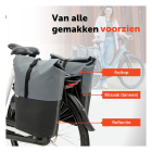 Newlooxs Fietstas dubbel | New Looxs | Nyborg MIK | 34 liter (Donkergrijs/zwart) RT1768 K170404752 - 6